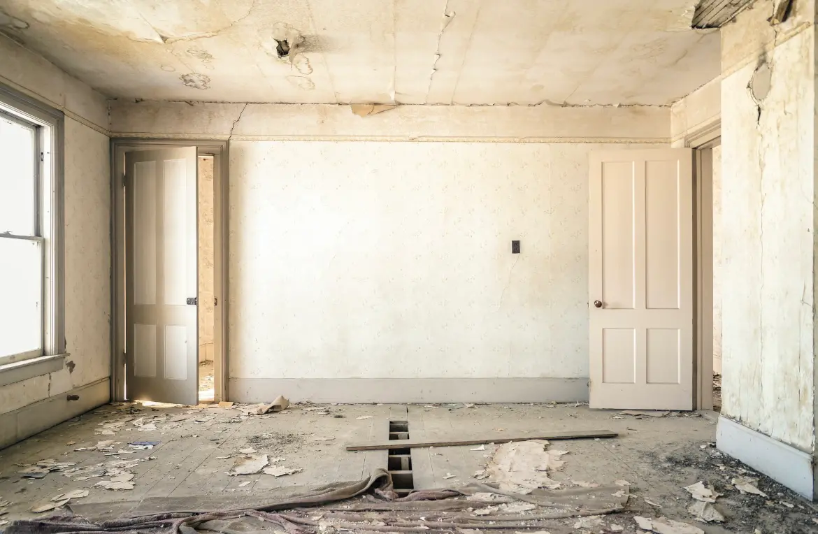 Waste disposal crew managing a cleanout project in West Pikeland